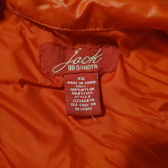 Jack by BB Dakota red windbreaker bomber jacket - Picture 2 of 3